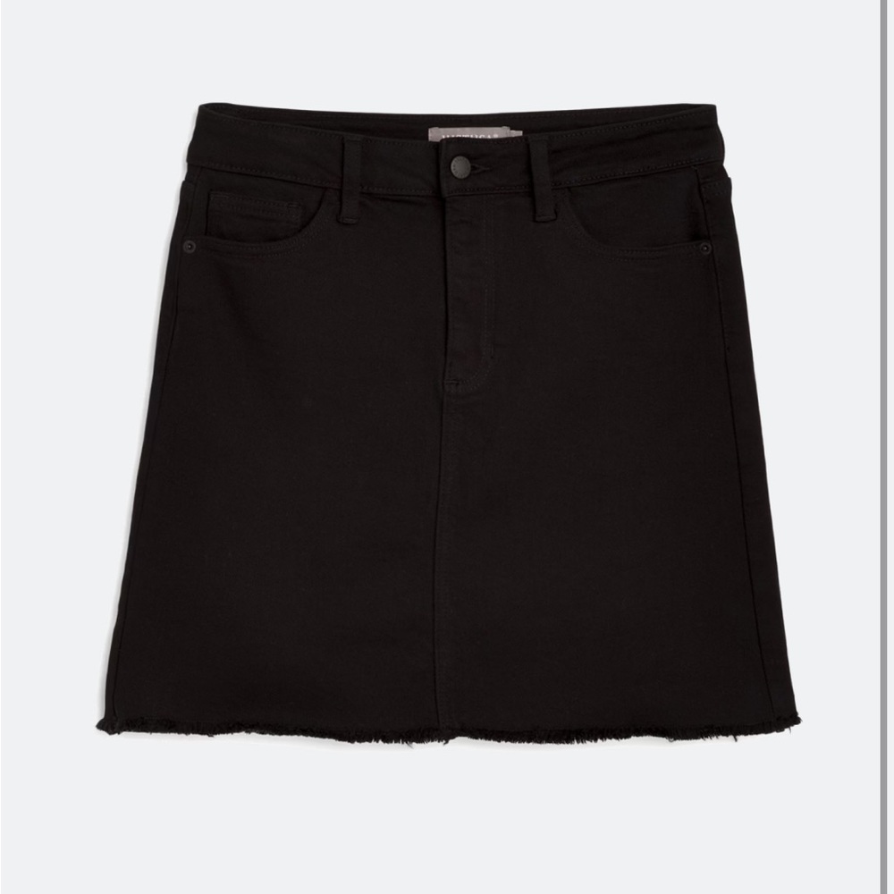 Just Black A-Line Mini Skirt Casual Black